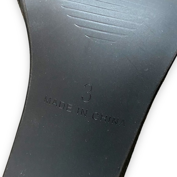 Public DESIRE Black Embroidered
Suede Strappy Heels - Picture 10 of 11